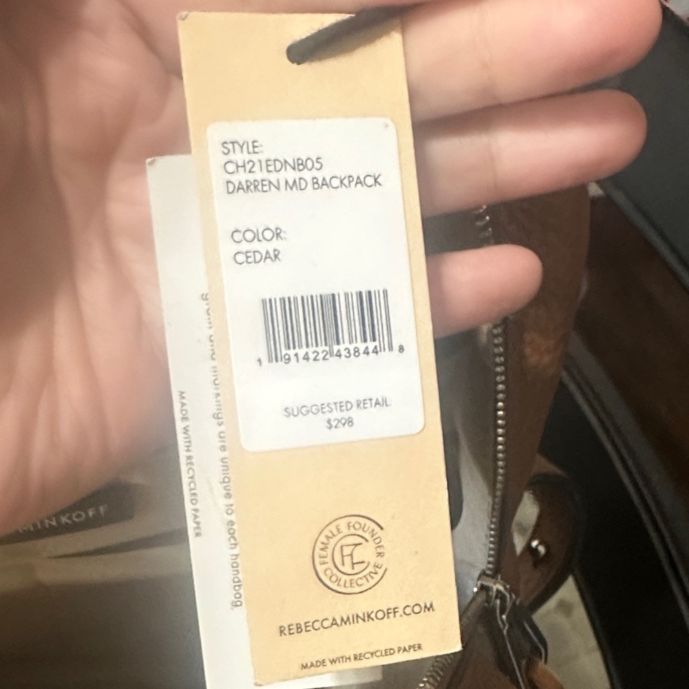 Rebecca Minkoff Brown Leather Backpack - Picture 15 of 15